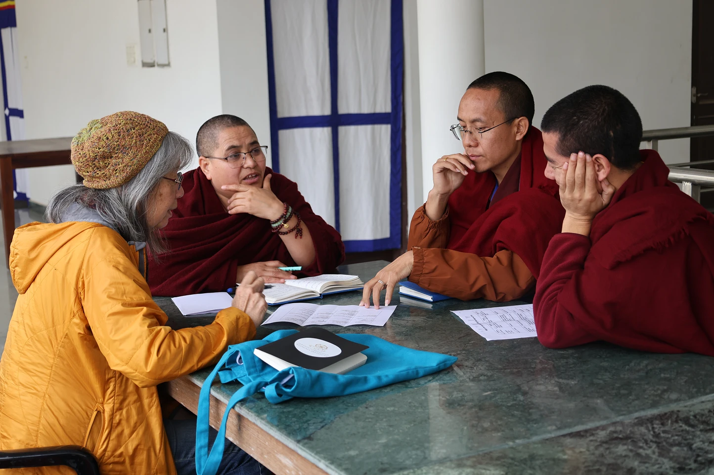 English for Dharma Purposes classroom