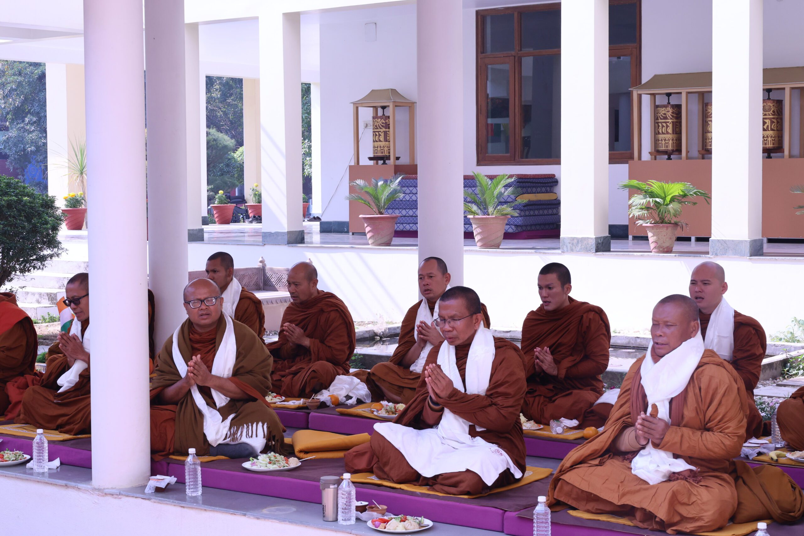 Shared lunch at SINI after the Dharmachakra ceremony