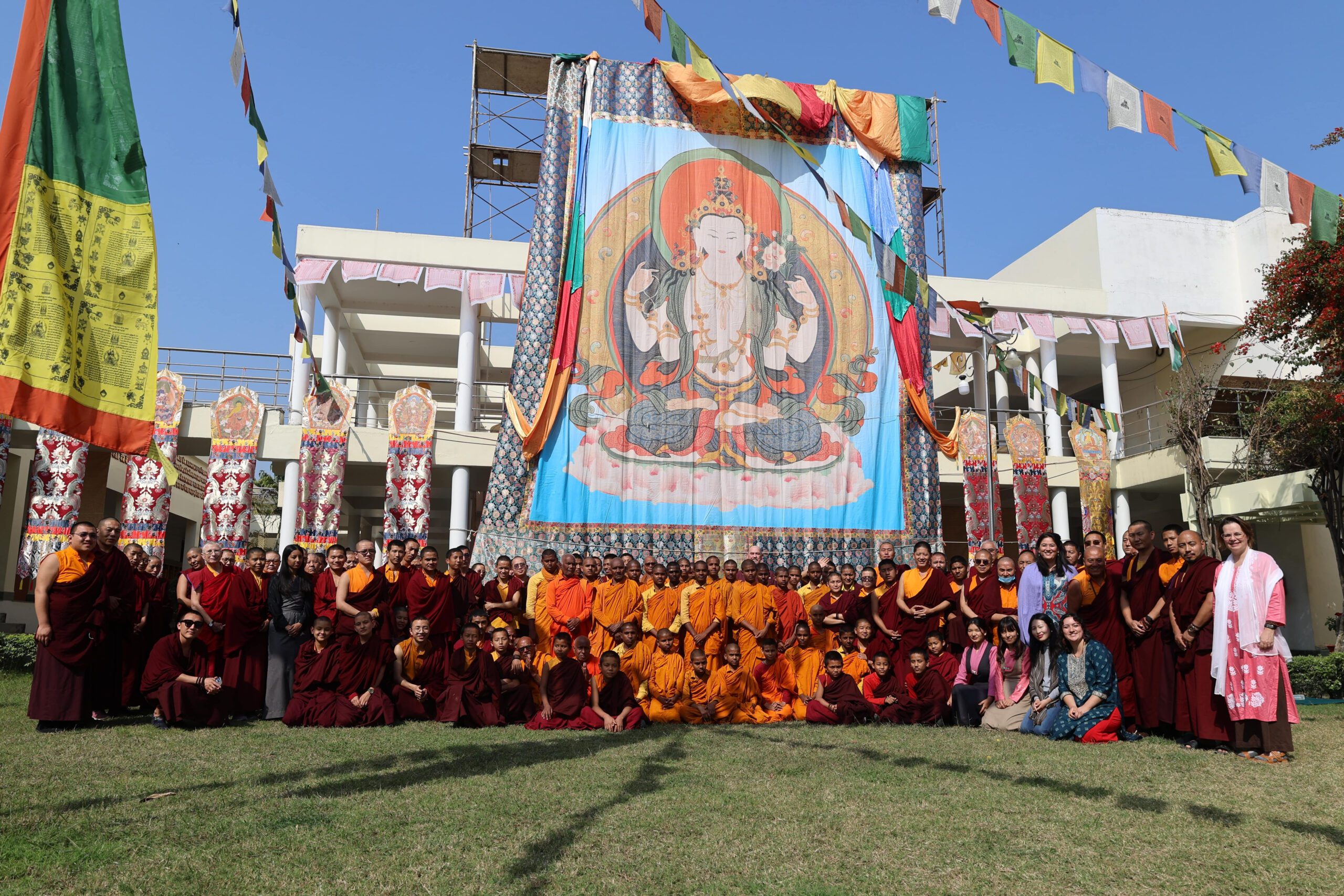 Sacred offerings and practices during the ceremony