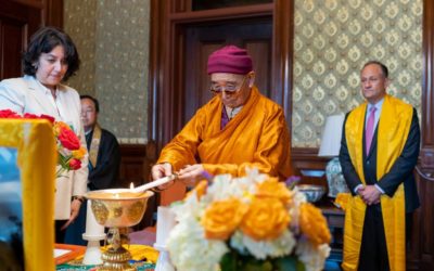 Tarthang Tulku, SINI’s Founder, Lights Candle During Historic First Vesak in the White House